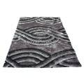 Polyester pha trộn sợi 3D rậm Rug